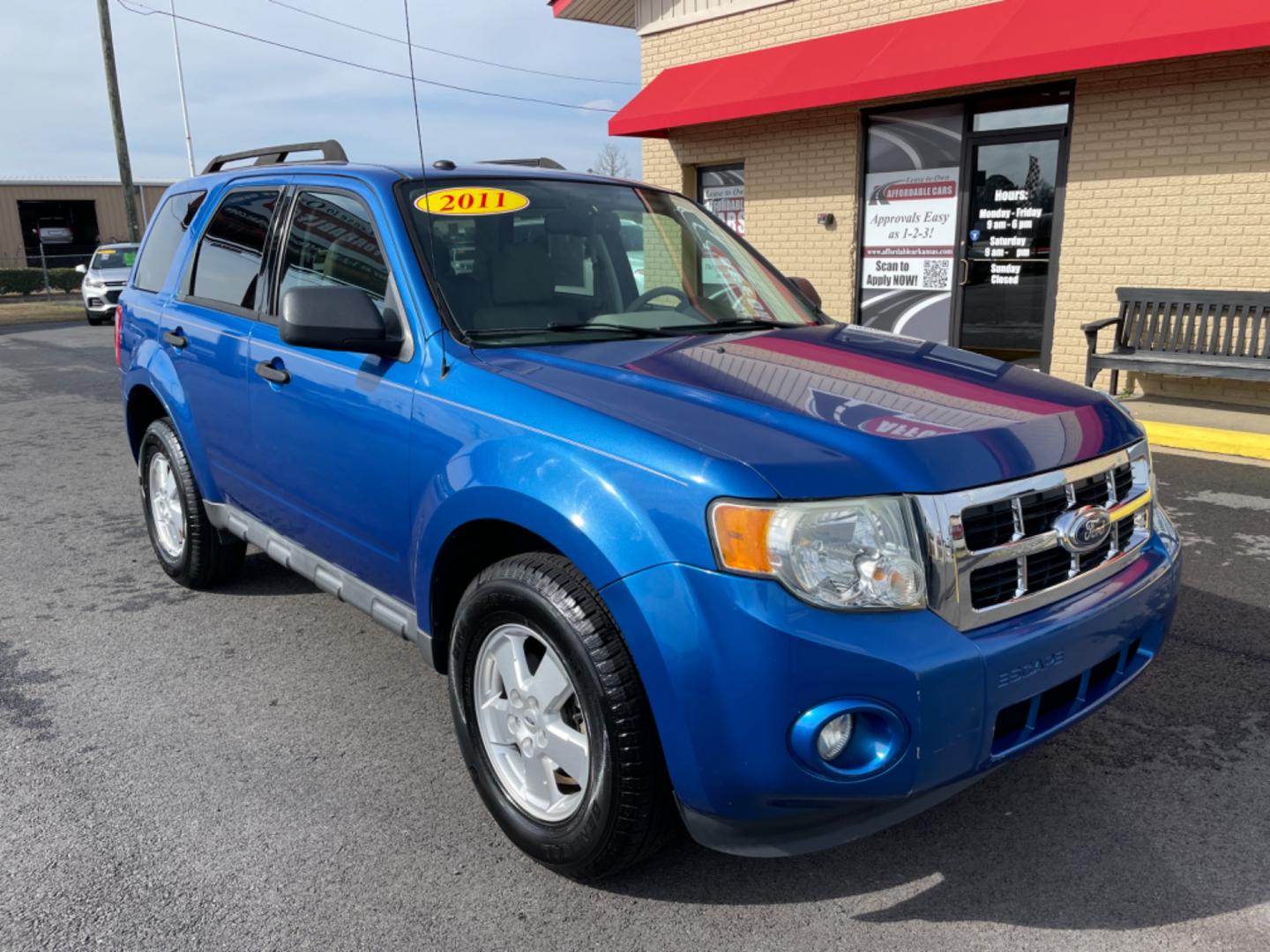 2011 Blue Ford Escape (1FMCU0D76BK) with an 4-Cyl, 2.5 Liter engine, Automatic, 6-Spd w/Overdrive transmission, located at 8008 Warden Rd, Sherwood, AR, 72120, (501) 801-6100, 34.830078, -92.186684 - Photo#1